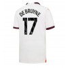 Manchester City Kevin De Bruyne #17 Bortatröja 2023-24 Korta ärmar